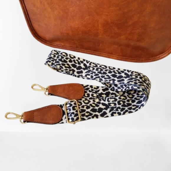 NEW! Brown Faux Leather Shoulder/Crossbody Bag w/Detachable Strap - Picture 8 of 8